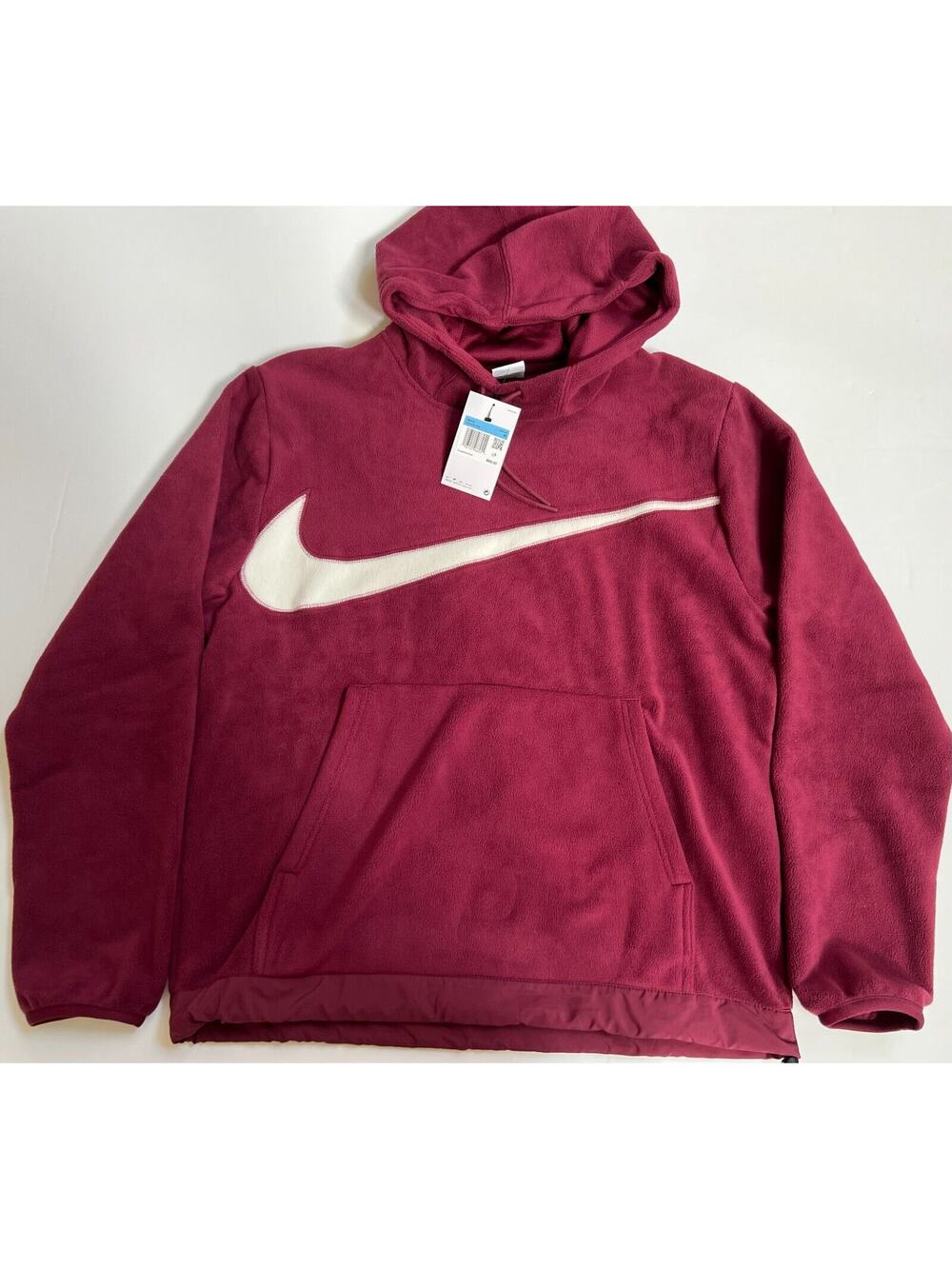 Nike Club Winterized Fleece DQ4896-638 Beetroot Pullover Hoodie Men's M
